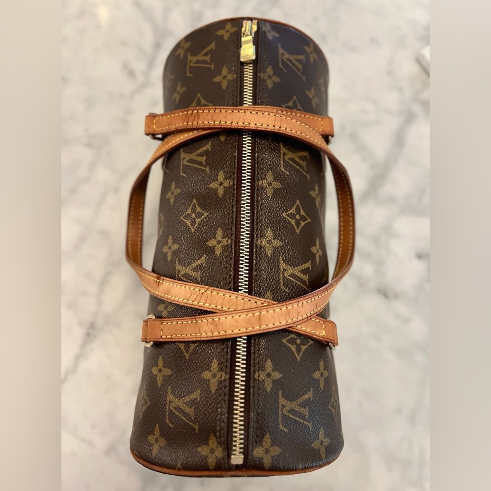 LOUIS VUITTON Monogram Canvas Papillon 30 Top Handle Bag - Picture 9 of 14